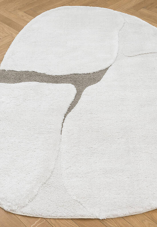 Пушистый ковер из полиэстера RN6017-R86 P