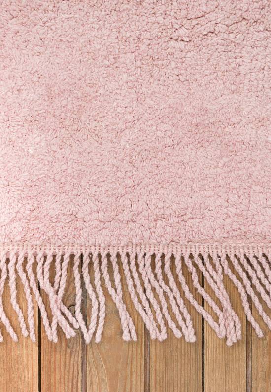Розовый комплект ковриков для ванной и туалета Loris-Pink