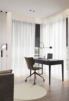 безворсовый ковер в интерьере Wool Line RW1170-R13 круг