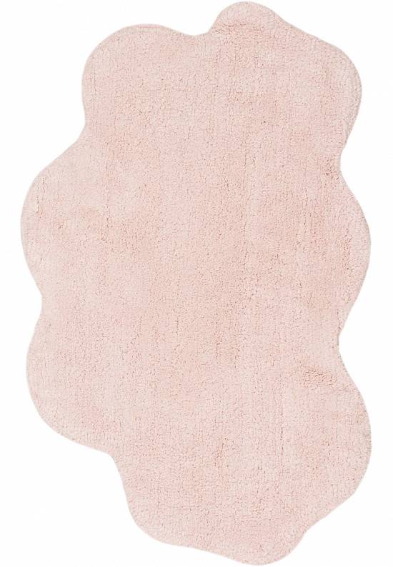 Розовый коврик для ванной из хлопка Cloud-Powder