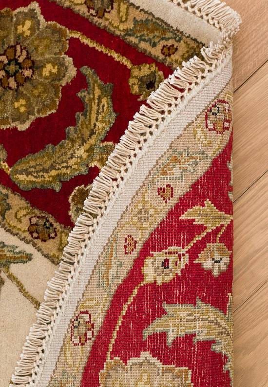 Элитный ковер ручной работы 10/10 SK-175-Ivory/Red