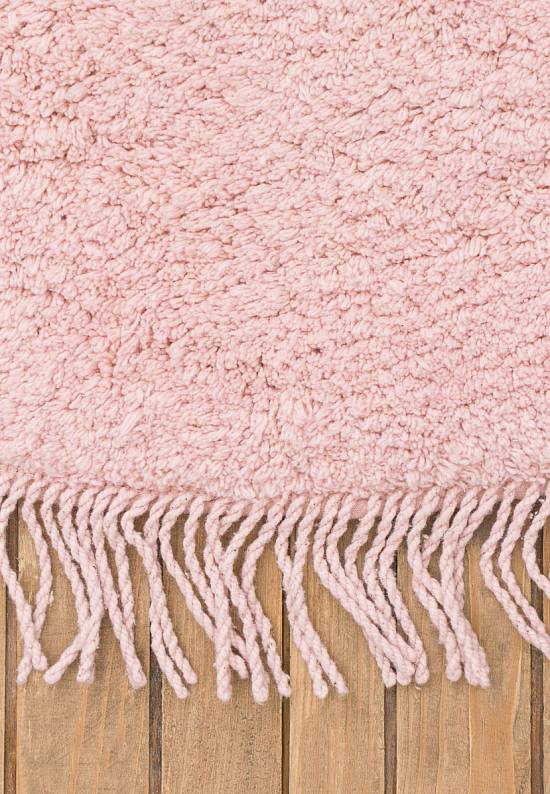 Розовый коврик для ванной из хлопка Loris-Pink