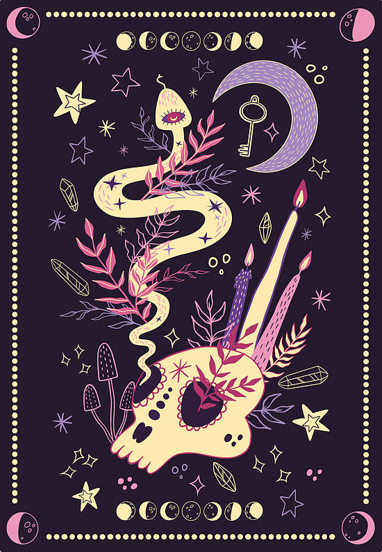 Безворсовый ковер для подростка Tarot