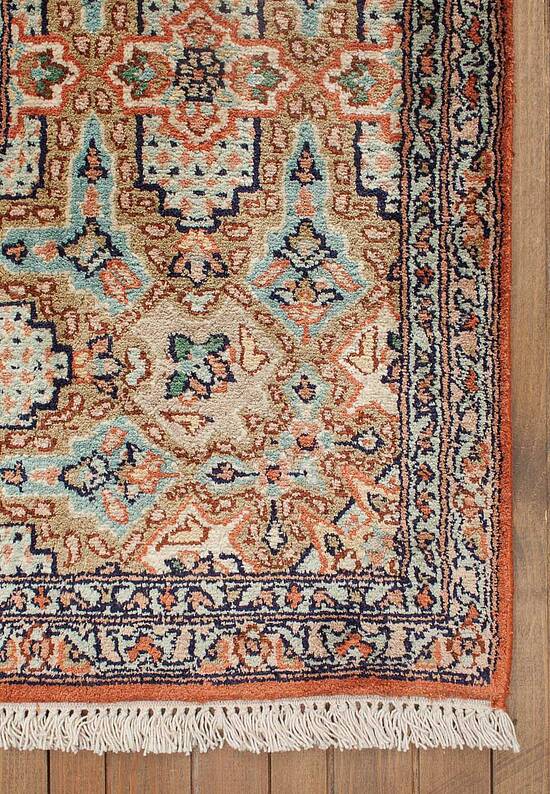 Шелковый ковер из Индии Gumband Rost