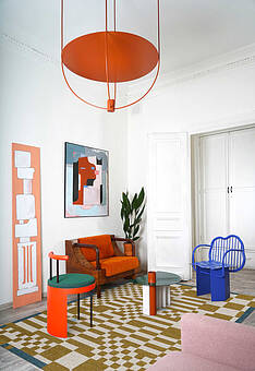 безворсовый ковер в интерьере Shapes LS5226-L268