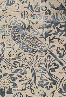 фрагмент ковра Morris And Co Strawberry Thief-28105