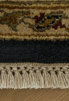 фрагмент ковра Kashan gold 10/10 CH-102-Black/Ivory