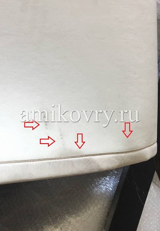 Безворсовый шерстяной ковер Light Beige discount