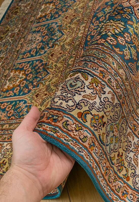 Шелковый ковер ручной работы IIST-GI97K257Z Kashan