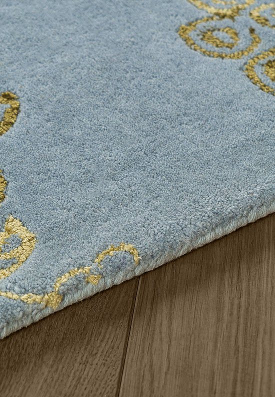 Шерстяной ковер Tonquin Blue Gold