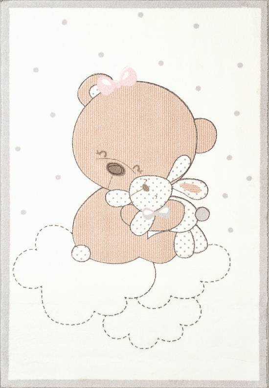 Детский ковер с ворсом Heartily 01 White