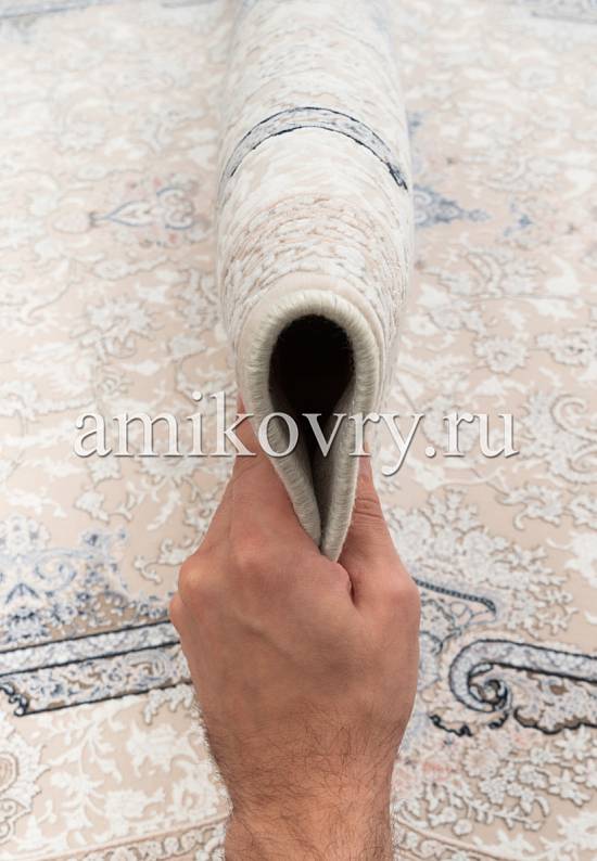 Высокоплотный ковер в восточном стиле 77015 Cream