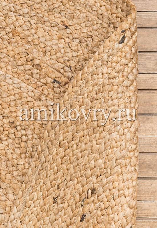 Двусторонняя циновка из джута ECH 01 Natural White