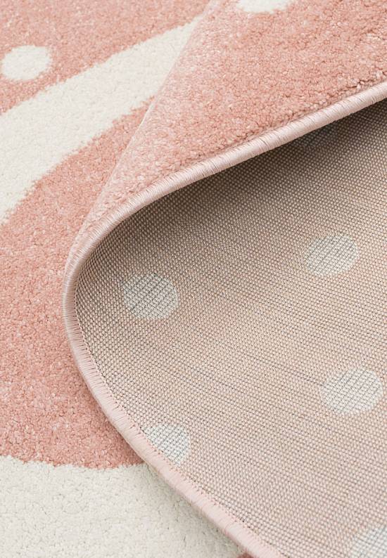 Недорогой современный ковер 2341-Light Pink