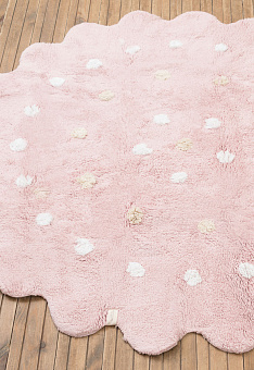 Ковер Lorena Canals Cotton Little Biscuit Pink круг