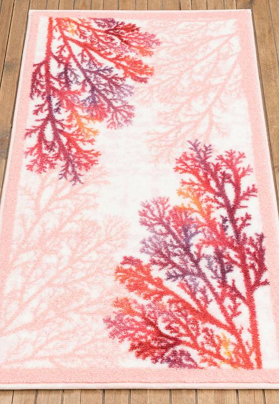 Розовый коврик для ванной  Coral 01 Pink