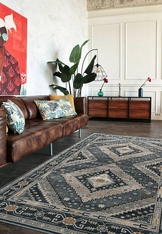 Высокоплотный ковер из вискозы VD2328-V215