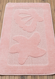 коврик для ванной в перспективе Confetti Bath Maximus Shell 2574 Pink