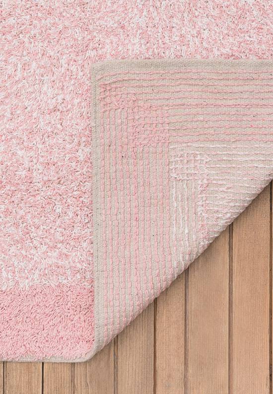 Розовый комплект ковриков для ванной и туалета Fabio-Pink