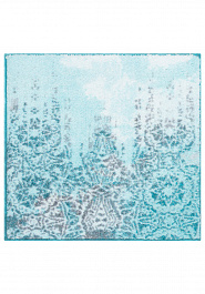 дизайн коврика для ванной Confetti Bath Bella Gothic 01 Turquoise