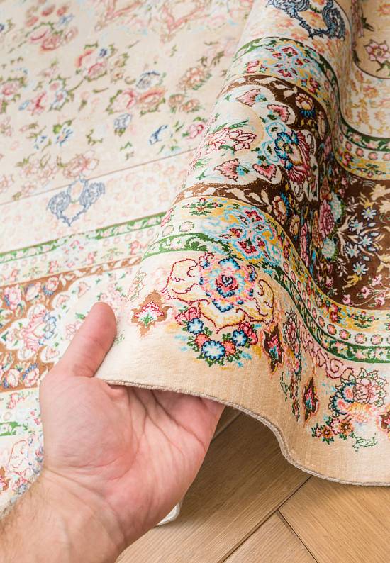 Иранский классический ковер Tabriz-Beige