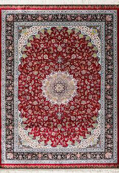 дизайн ковра Ottoman Silk Shah Abbasi-Red