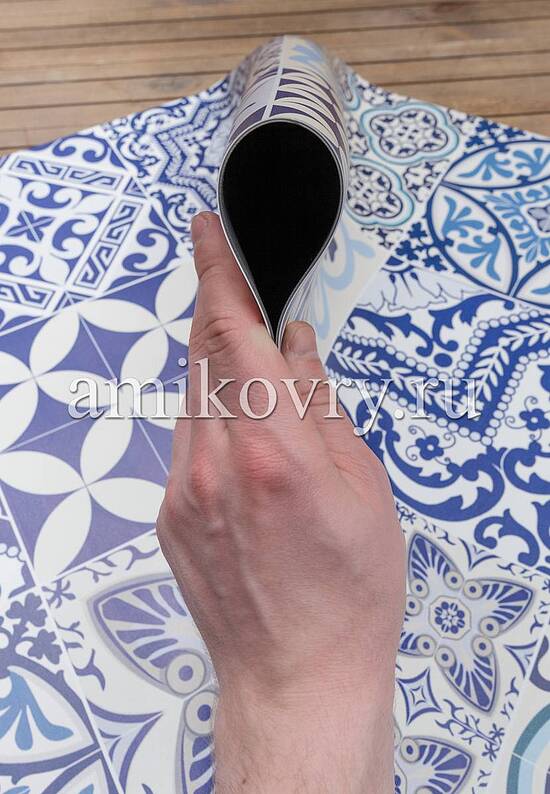 Безворсовый виниловый коврик для кухни Eclectic-E8