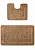 Коричневый комплект ковриков для ванной комнаты и туалета Maritime 2546 Light Brown BQ