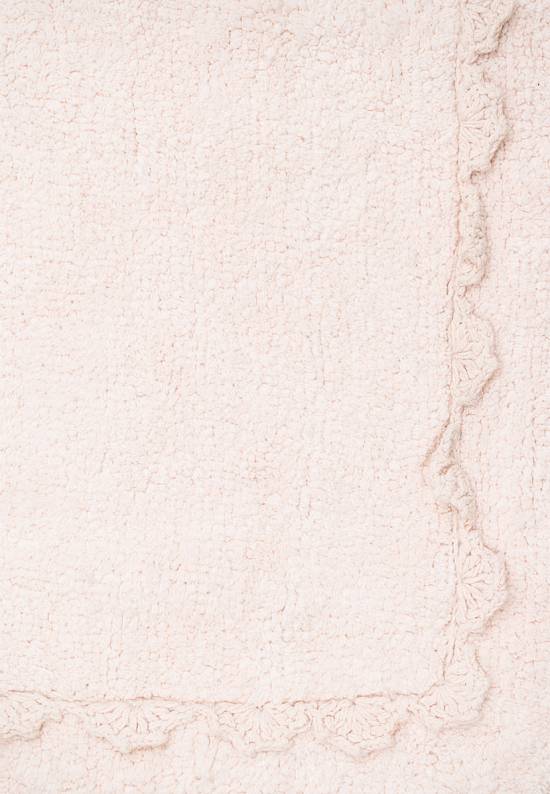 Розовый коврик для ванной из хлопка Darya-Powder