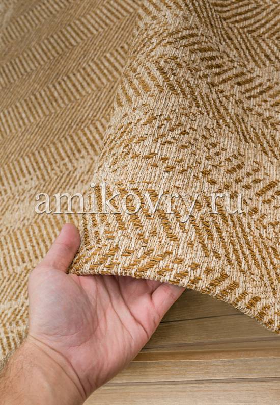 Безворсовый ковер из хлопка BRK 04-Natural Beige
