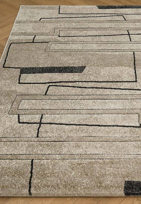 Недорогой синтетический ковер 1334-18455