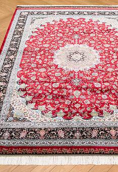 ковер в перспективе по ворсу Ottoman Silk Shah Abbasi-Red
