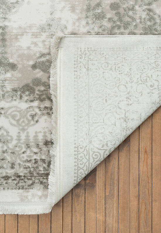 Турецкий однотонный ковер из акрила 5327 Grey