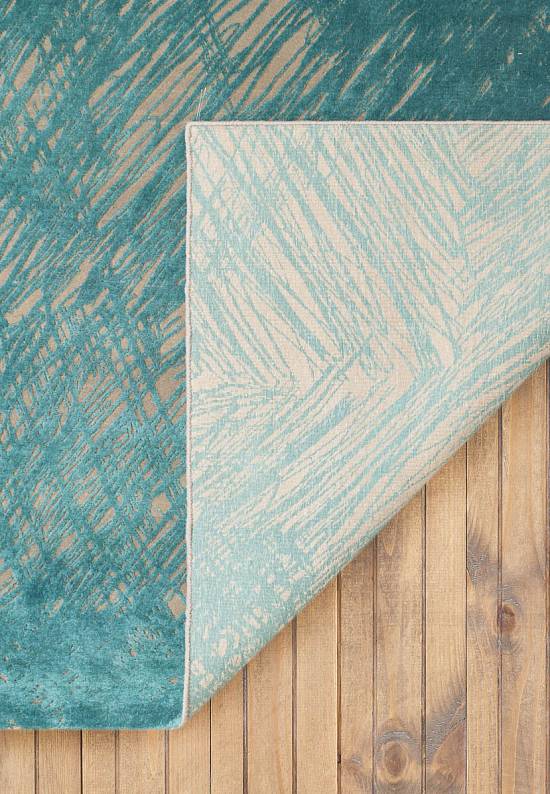 Индийский ковер ручной работы Deep Teal