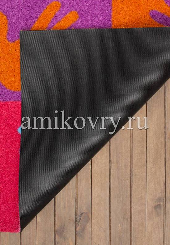 Бельгийский придверный коврик Pop art hands XSmall