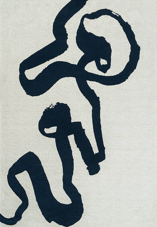 Современный безворсовый ковер LS6083-L408