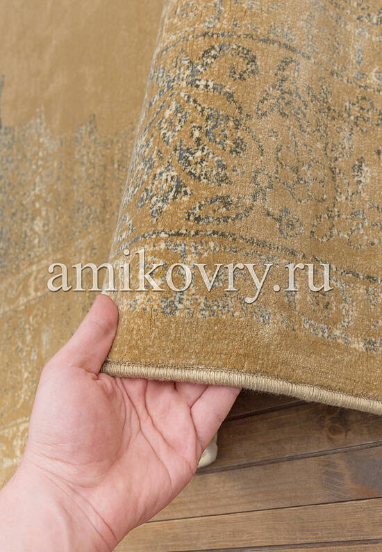Высокоплотный ковер из вискозы 2M106-Gold