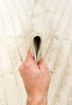 фактура ковра ручной работы Nattiot Cotton Dalia Nude