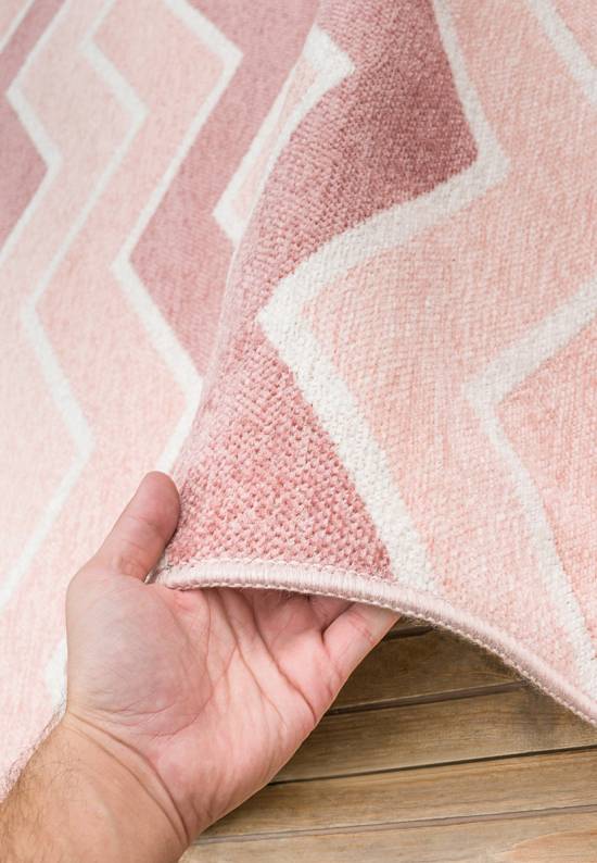 Двусторонний безворсовый ковер NK 05 Cream Pink