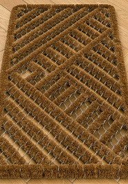 придверный коврик в перспективе Doormat kokos Wire rope-006