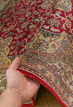 фактура ковра Cashmir IIST-GI9KK2NKN Kashan Red