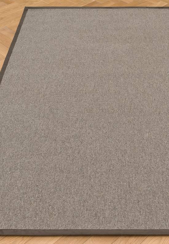 Безворсовый шерстяной ковер Dark Grey