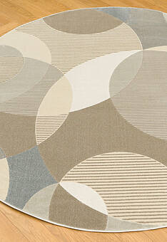 ковер в перспективе против ворса Mercanti RM5834-R418 круг