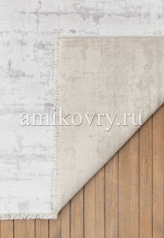 Классический винтажный ковер из бамбукововй вискозы 818-Grey