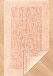 дизайн двустороннего коврика для ваннойConfetti Bath Cotton Natura Heavy 1686 Salmon