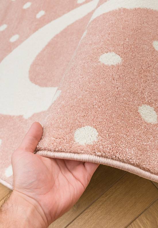Недорогой современный ковер 2341-Light Pink