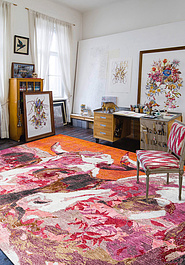 ковер в интерьере Art Rugs Cows