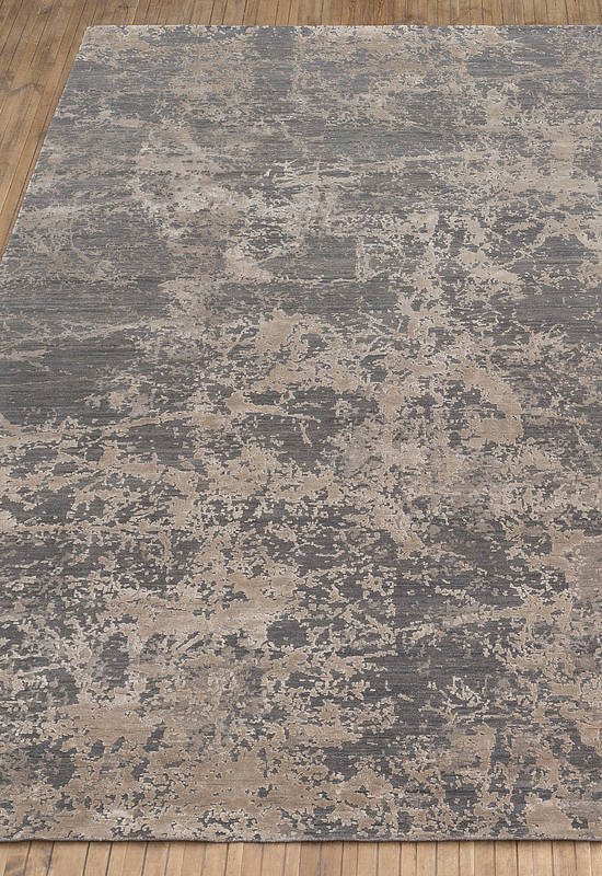 ковер в перспективе против ворса Chaos Theory By Kavi 8/8-RWB ESK-411-Medium Gray/White Sand