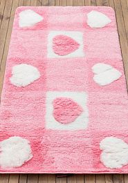 коврик в перспективе Confetti Bath Elite Valentine 20 Baby Pink