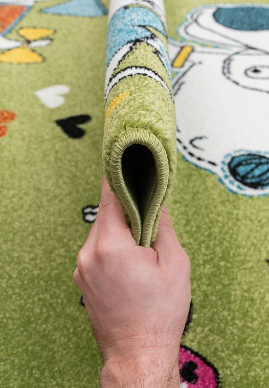 Недорогой синтетический ковер 2897-Green